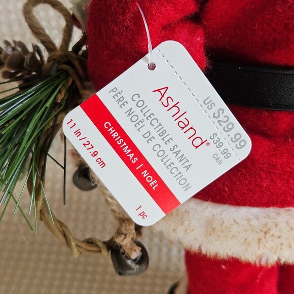 Ashland Christmas Collectible Santa with Gift Sack Holly‎ - NEW with tag - Picture 6 of 10